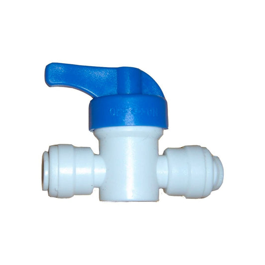 Aquaport 1/4" Shutoff Valve - Plastic - Quick Connect - Easy Installation - Auzzistore