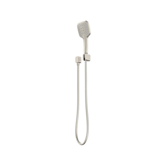 Caroma Brushed Nickel Luna Multi Function Hand Shower 6L/min - 120mm x 284mm - Durable, Easy-Clean Nozzles