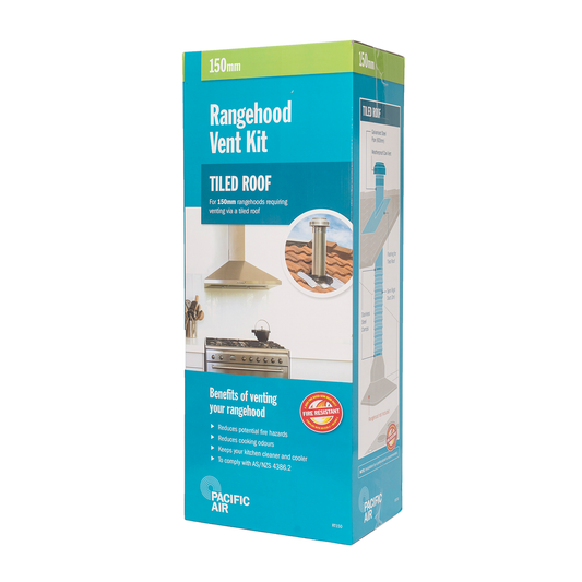 Pacific Air 150mm Rangehood Venting Kit Aluminium Easy Install - Auzzistore