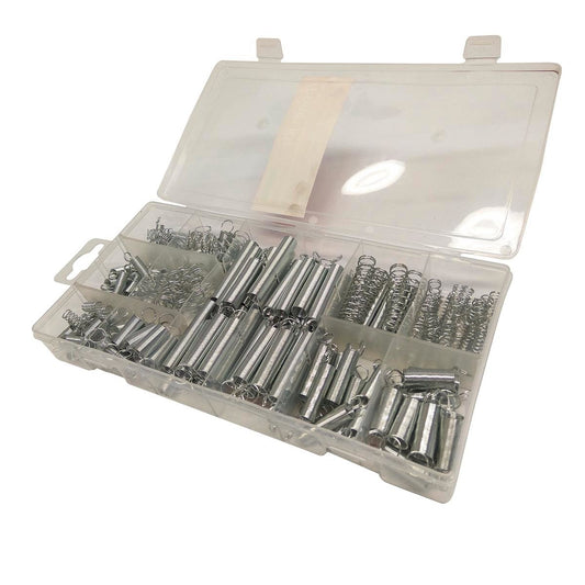 Hardware Elements 200 Piece Spring Combination Pack - Steel - Durable - Convenient - Auzzistore