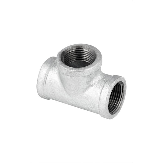 Brasshards Tee - 25mm - Galvanised - Heavy Duty Pipe Fitting - Auzzistore