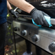 Vileda Ansell Workmates Nitrile Disposable Gloves 36pk M/L - Latex-Free - Powder-Free - Puncture Resistant