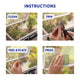 Permastik Adhesive Screen Patches 100x80mm Fibreglass 3 Pack