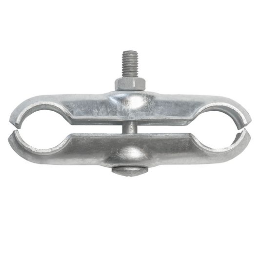 Rapidmesh Galvanised Steel Temporary Fence Clamp - 142mm x 75mm x 40mm - Durable & Easy to Install – view 2 - Auzzistore