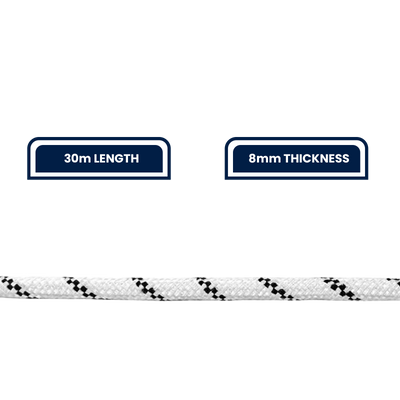 Grunt High Strength Rope - 8mm x 30m - Polyester - Heavy Duty