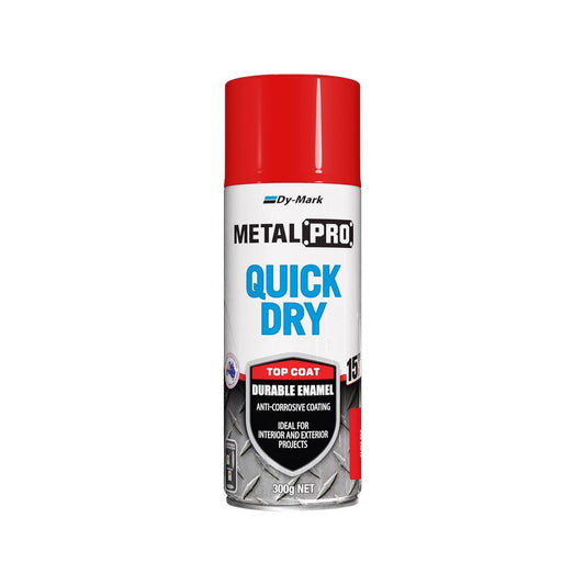Dy Mark MetalPro Quick Dry - 300g - Aerosol Paint - Red Gloss - Auzzistore