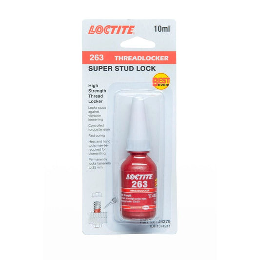 Loctite 263 Threadlocker Adhesive 10ml Dimethacrylate Ester High Strength - Auzzistore
