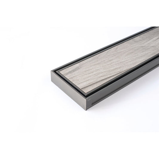 Grates 2 Go Tile Insert Shower Grate - 1250mm x 100mm x 25mm - UPVC - UV Rated – view 2