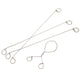 Jack Easi-Twist Screen Ties - 50 Pack - 1mm Galvanised Steel - Secure Fit