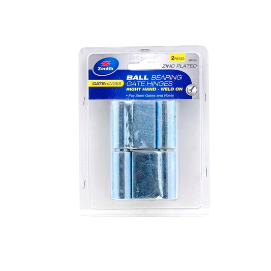 Zenith Zinc Plated Left Hand Ball Bearing Gate And Post Welding Type Hinge - 2 Pack