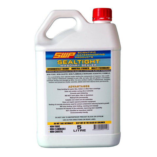 SWP Sealtight Masonry Sealer - 5 Litre - Waterproofing for Masonry - Auzzistore
