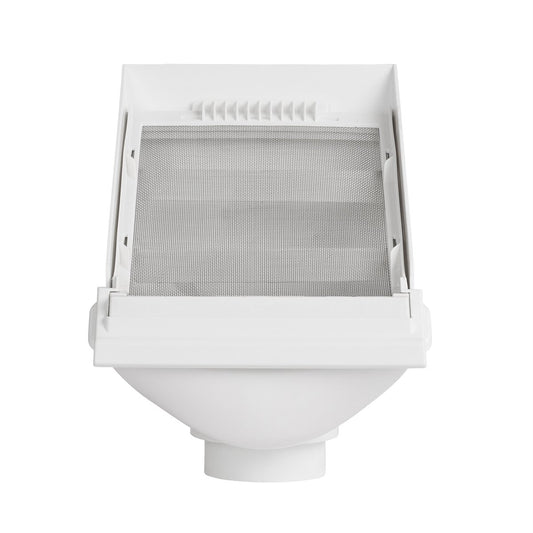 Rain Harvesting 90mm Leaf Beater Rain Head - White - RHLB20 – view 2 - Auzzistore