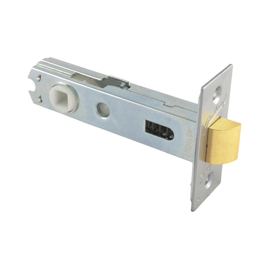 Gainsborough 70mm Satin Chrome Tubular Latch D Strike Rectangular Face - Auzzistore