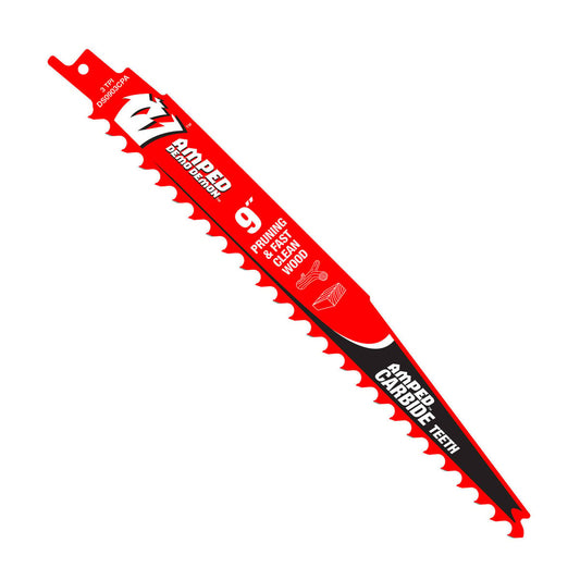Diablo 9 Amped Demo Demon Carbide Reciprocating Saw Blade 3 Pack - 55mm x 305mm - Durable for Pruning and Clean Wood – view 2