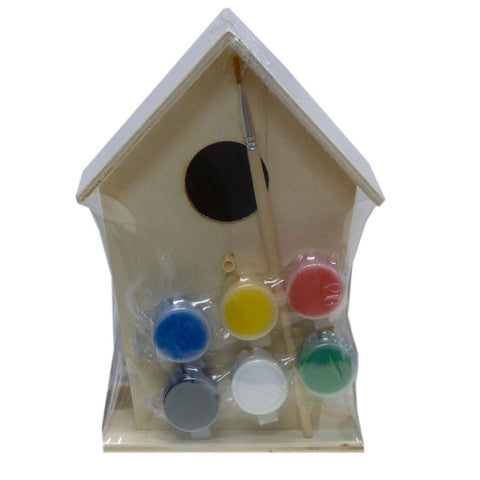 Boyle Craft Timber Birdhouse Paint Kit - 130mm Plywood - Fun Project - Auzzistore