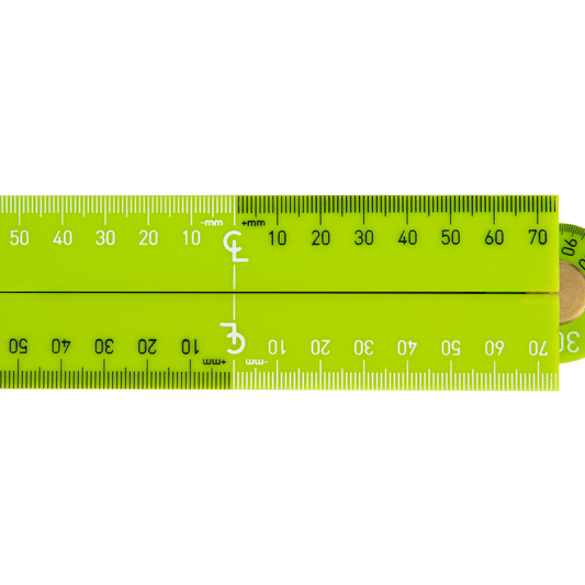 Tracer 600mm Pro Rule - Durable Measuring Tool - High Accuracy - Includes Angle Finder - Auzzistore