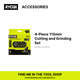 Ryobi 18V ONE+ Angle Grinder Kit - 115mm - 4.0Ah Battery - Cutting & Grinding