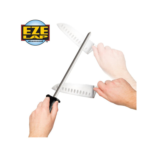 Eze Lap Diamond Oval Sharpener 125mm Steel Plastic Ergonomic Handle – view 2