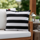 Mojo 60cm Striped Cushion Cover - Contemporary Design - Multi Colour