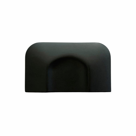 Taskmaster 32mm Matte Black Slimline Cabinet Knob - 1 Pack - Steel