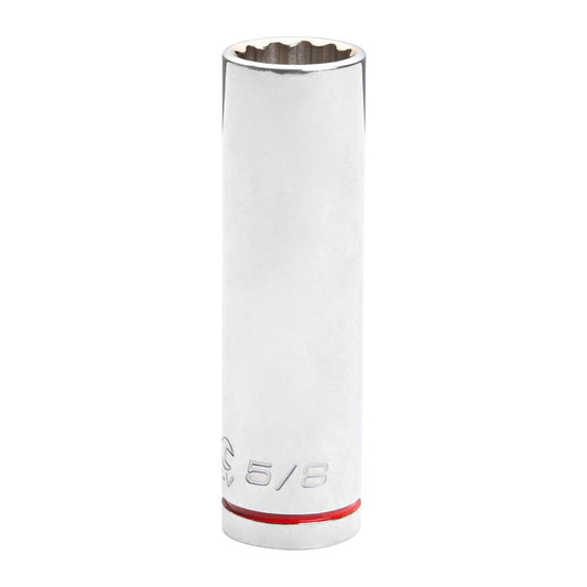 Kincrome Deep Socket - 1/2" - Chrome Vanadium - 12 Point - Auzzistore