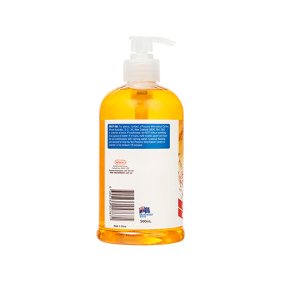 Glitz Antibacterial Hand Wash 500ml PET Bottle Gentle Orange Oil