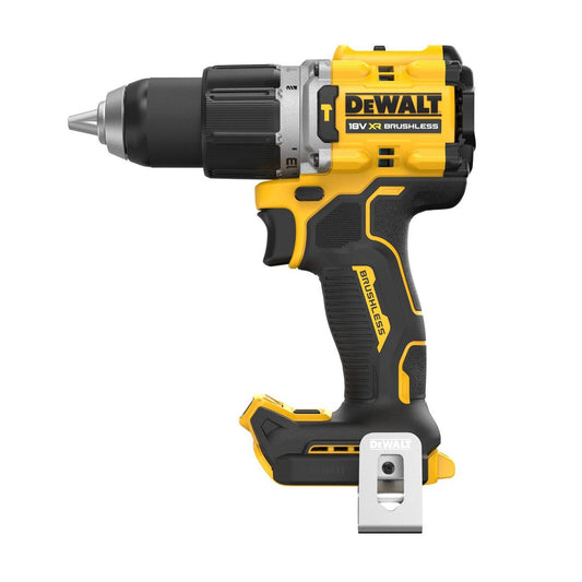 Dewalt 18V XR Compact Premium Hammer Drill Driver Skin Only - 1.3kg - Brushless - 14-Position Torque Control - LED Light – view 2 - Auzzistore