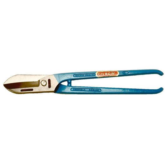 Gilbow Tin Snips - 300mm Carbon Steel - Non-Slip Joint - Easy Cutting - Auzzistore