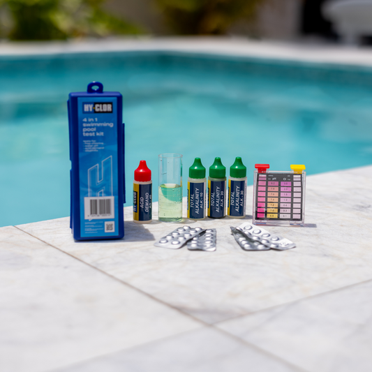 Hy Clor Pool Test Kit - 4 in 1 - Compact - Tests Free Chlorine & pH – view 2