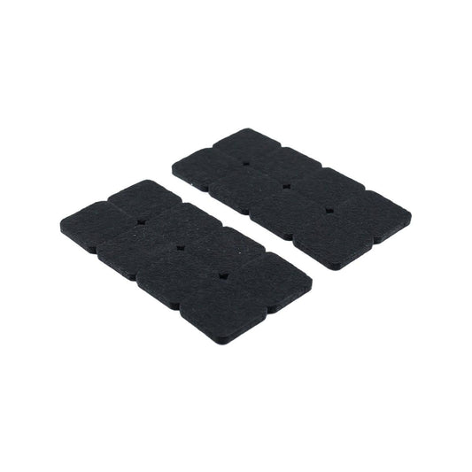 Surface Gard Floor Protection - 25 x 25mm Black Round - 16 Pack - Minimises Vibration and Noise - Auzzistore