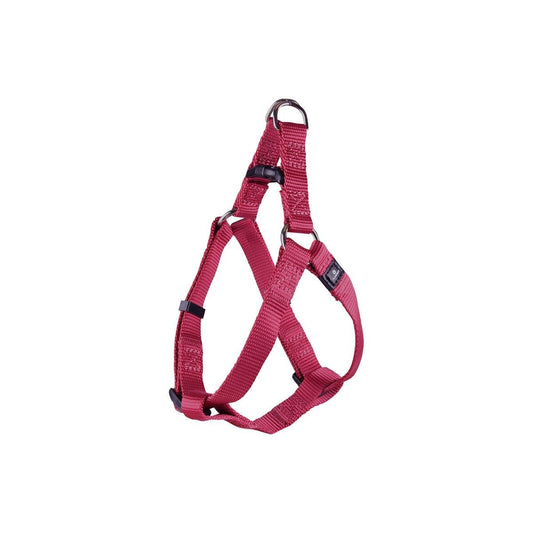 Flamingo Small Dog Harness - Cherry Red - Adjustable Nylon - Durable