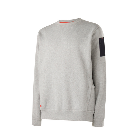 Hard Yakka Crew Neck Jumper Size L - Grey - Durable & Comfortable