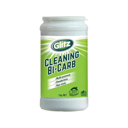 Glitz Bi-Carb Cleaner 1kg Natural Powder Deodoriser Stain Remover