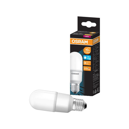 Osram Stick LED Globe 1100lm Daylight 10W E27 - Compact Tubular Design