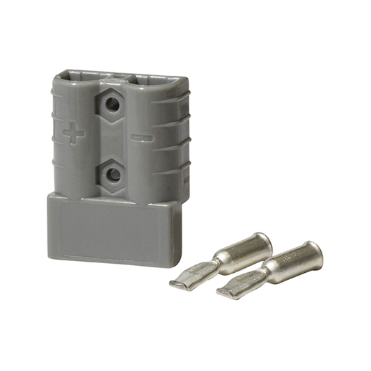 Kt Solar 50A Heavy Duty Connector Kit - 10 Pack - 136mm x 40mm x 154mm - Grey - Auzzistore