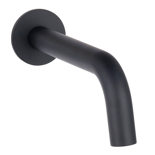 Mondella Curved Bath Spout - Matte Black - 200mm Reach - Easy Installation - Auzzistore