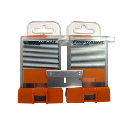 Craftright Scraper Blade - 19mm - Carbon Steel - 100 Pack - Auzzistore