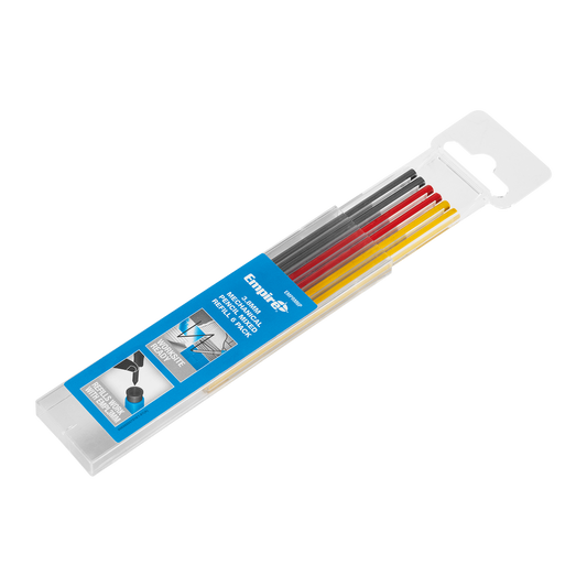 Empire 3 8mm Mechanical Pencil Mixed Refill 6 Pack - Red & Yellow Graphite - Precision Marking – view 2 - Auzzistore