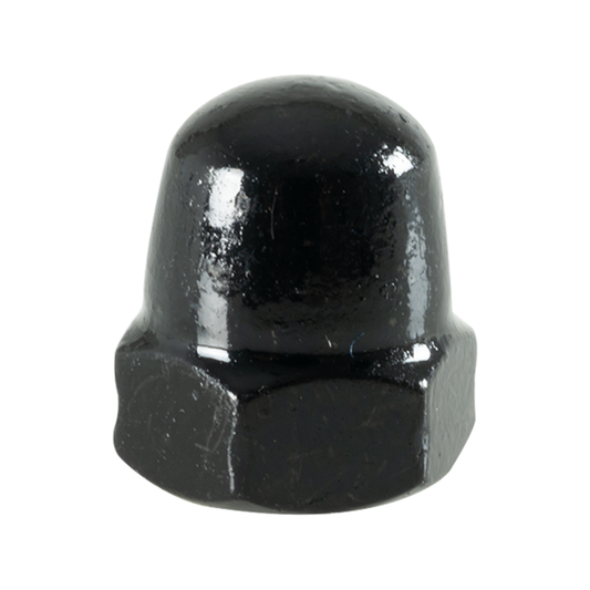 Pinnacle m8 Black Ruspert Dome Nut 8 Pack - 48mm x 140mm - Corrosion Resistant - Auzzistore
