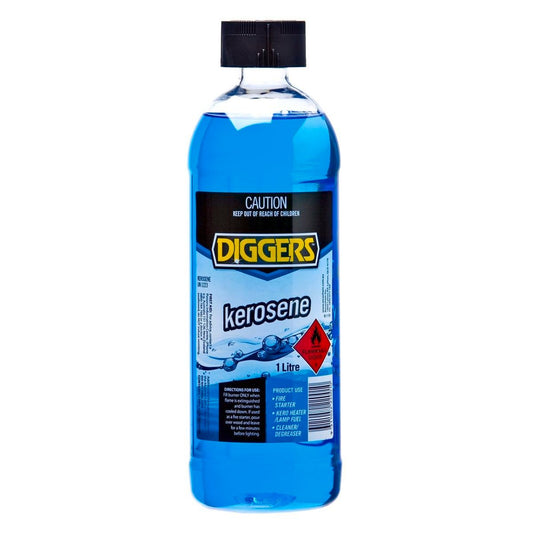DIGGERS Kerosene - 1L - Liquid - Heater Fuel Degreaser - Auzzistore