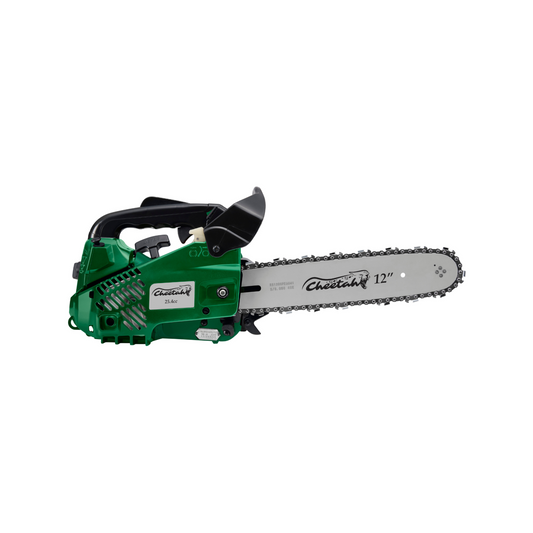 Cheetah 12" Chainsaw - 25.4cc 2-Stroke Engine - Lightweight - 250mm Cutting Capacity - Auzzistore