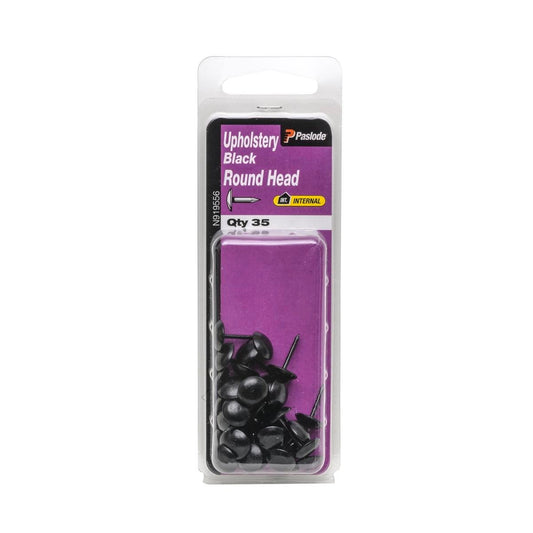 Paslode Upholstery Nails - Black Round Head - 35 Pack - Durable Steel - Auzzistore