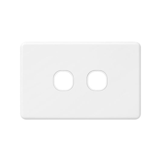 DETA X6 Two Gang Grid Plate - Polycarbonate - Modern Design - Easy Install - Auzzistore