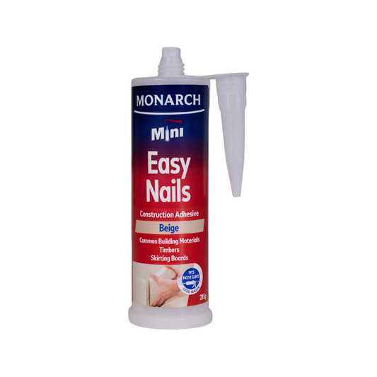 Monarch Mini Construction Adhesive 215g Beige Strong Bond Low Odour