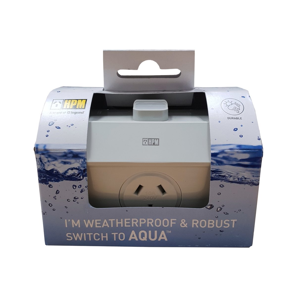 Hpm Aqua Powerpoint - 15A - UV-Stabilised Polycarbonate - Weatherproof