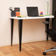 Taskmaster Corner Furniture Leg - 710mm - Black Steel - Adjustable Height