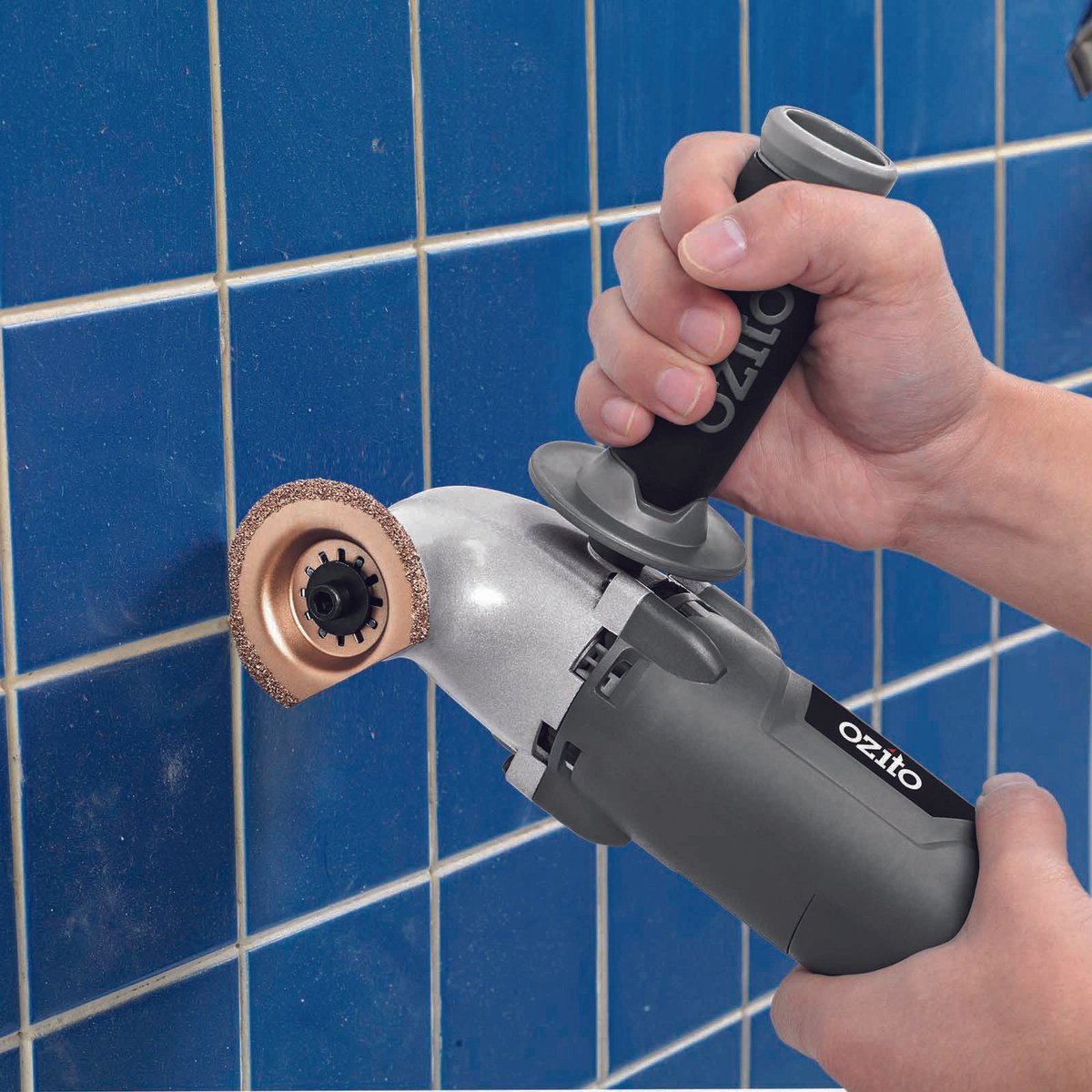 Ozito 300W Multi Function Tool - 23 Accessories - Plastic Metal - Versatile