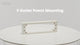 Deta 5 Outlet Mounting Block - 25mm Deep - Polycarbonate - Durable Design