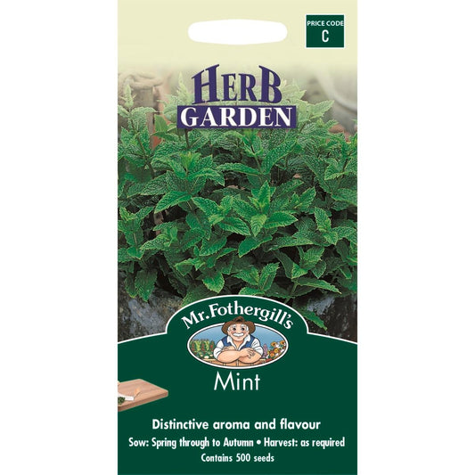 Mr Fothergill Mint Herb Seeds - 0.005kg - Seed - Culinary Use - Auzzistore