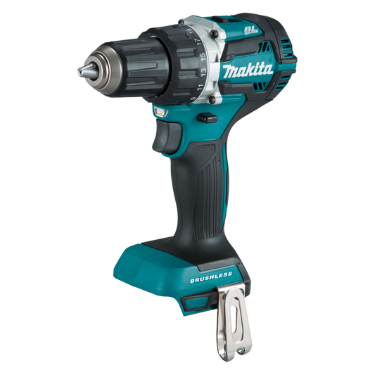 Makita 18V Brushless Compact Driver Drill Skin Only Metal Plastic Lightweight - Auzzistore